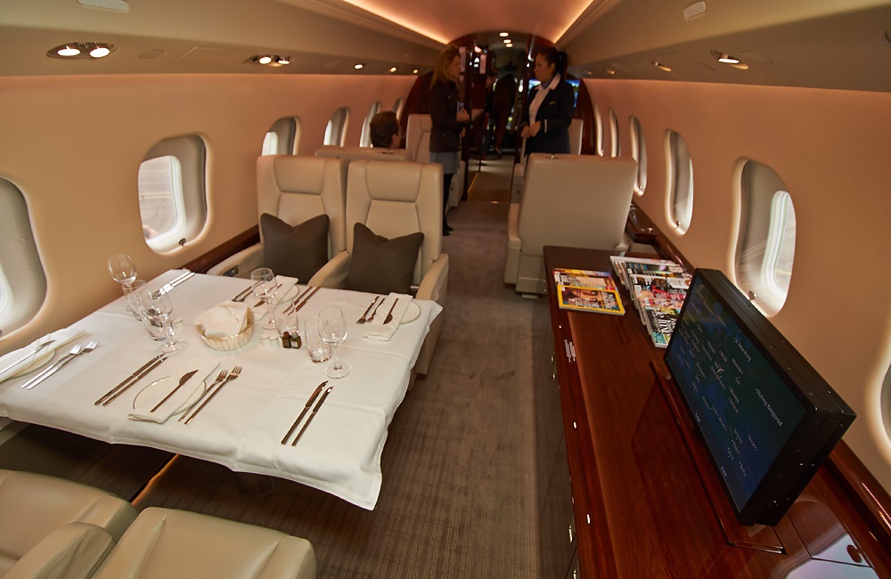 volo privato sul Bombardier Global 6000
