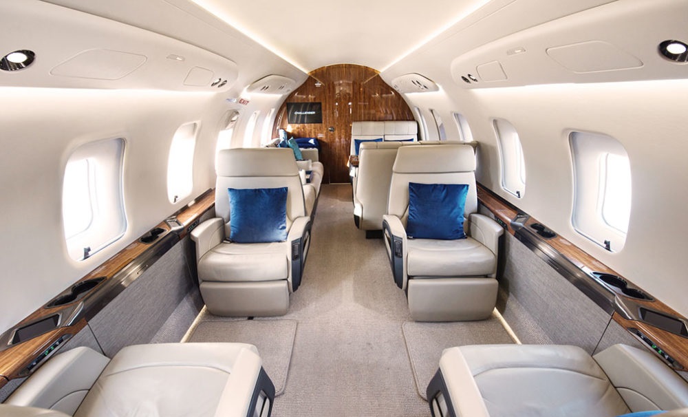 volo privato sul Bombardier Challenger 650