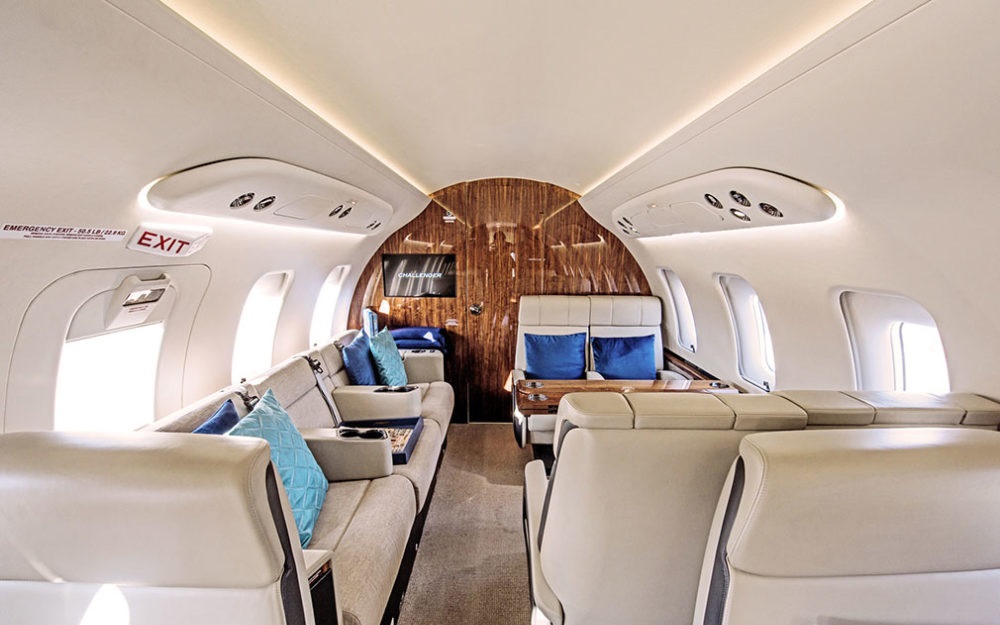 cabina Bombardier Challenger 650