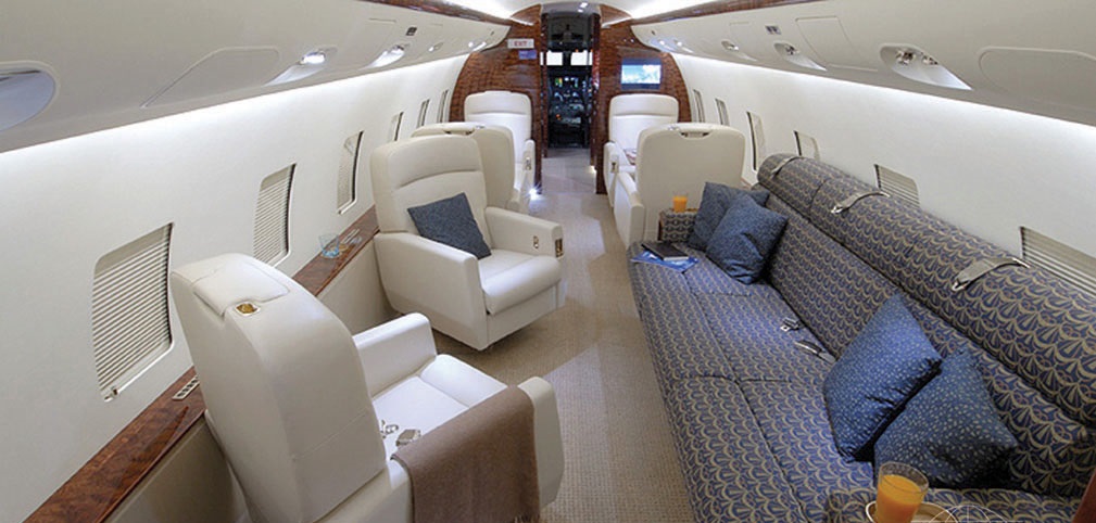 cabina Bombardier Challenger 850