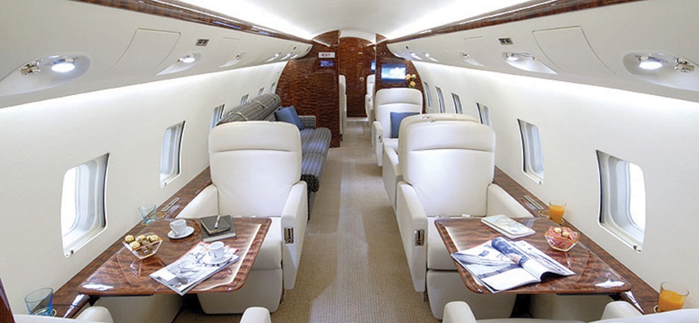 volo privato sul Bombardier Challenger 850
