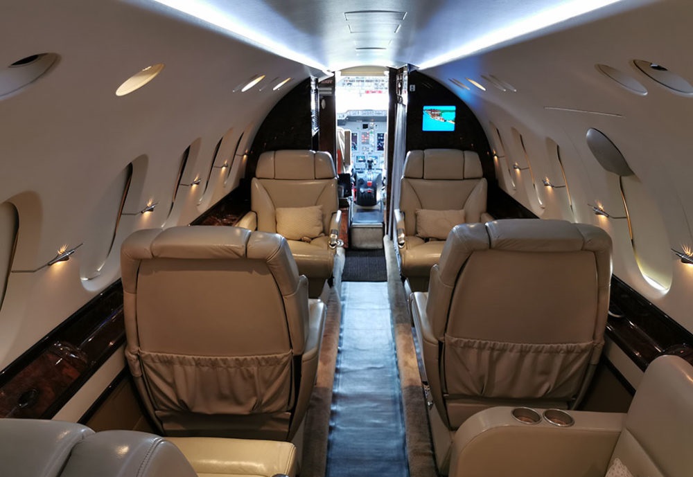 cabina Beechcraft Hawker 800 XP