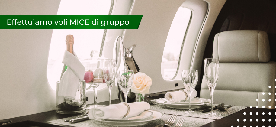 Voli MICE su jet privati