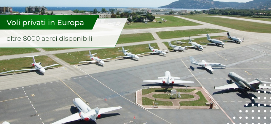 voli privati per l'Europa