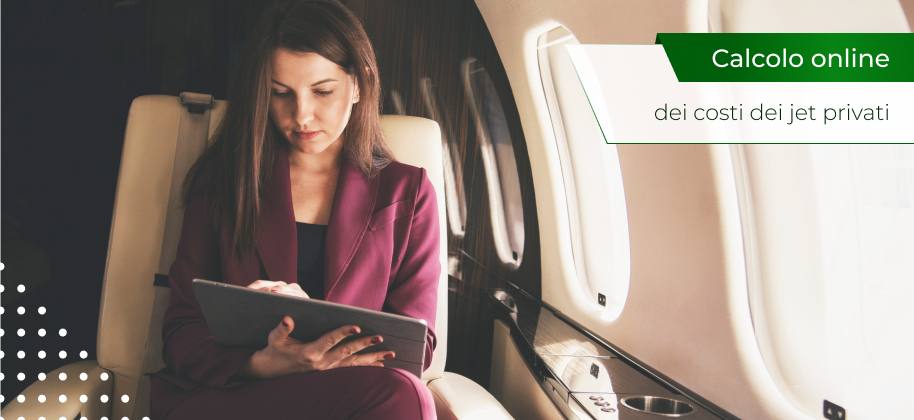 calcolo online del costo di un jet privato