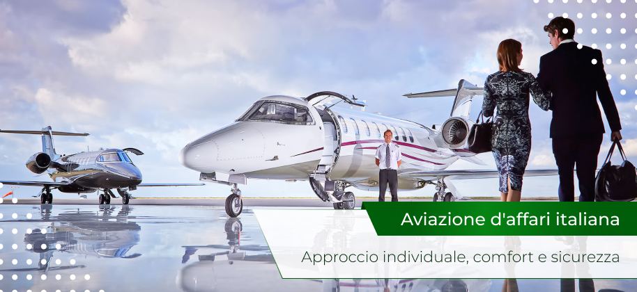 voli privati individuali su business jet